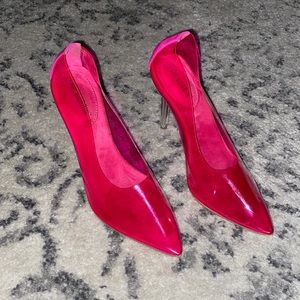 Cape Robbin Nuclear Hot Pink Pumps
